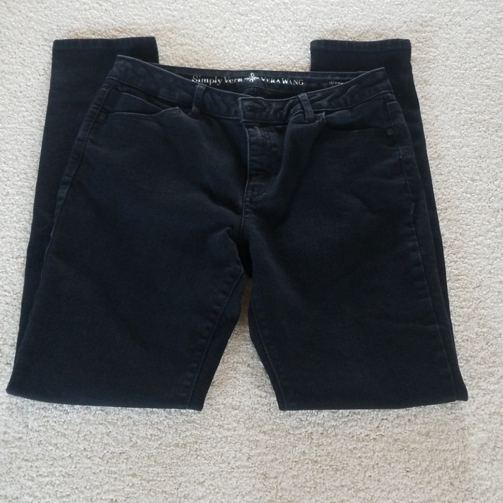 Vera Wang Black Skinny Jeans